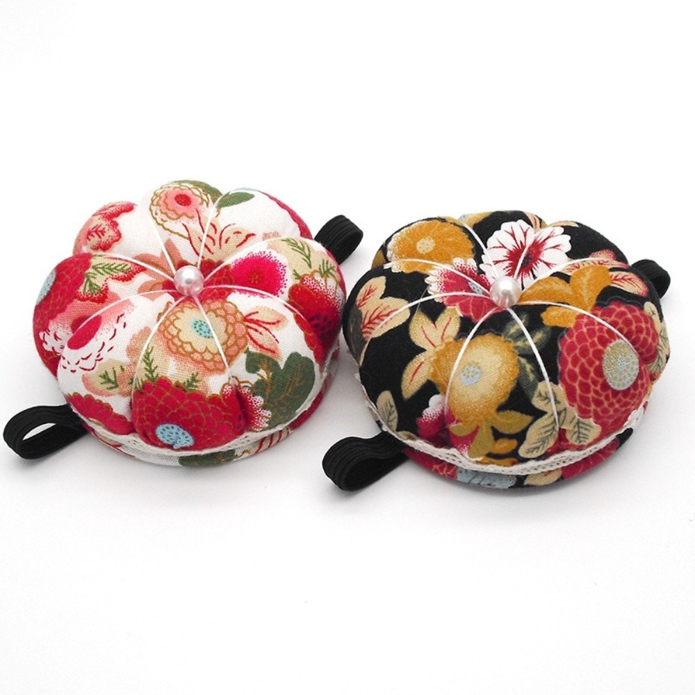 Sewing Pin Cushion - Kreative Nadelkissen zum Nähen, Baumwollstoff, Kürbisform,