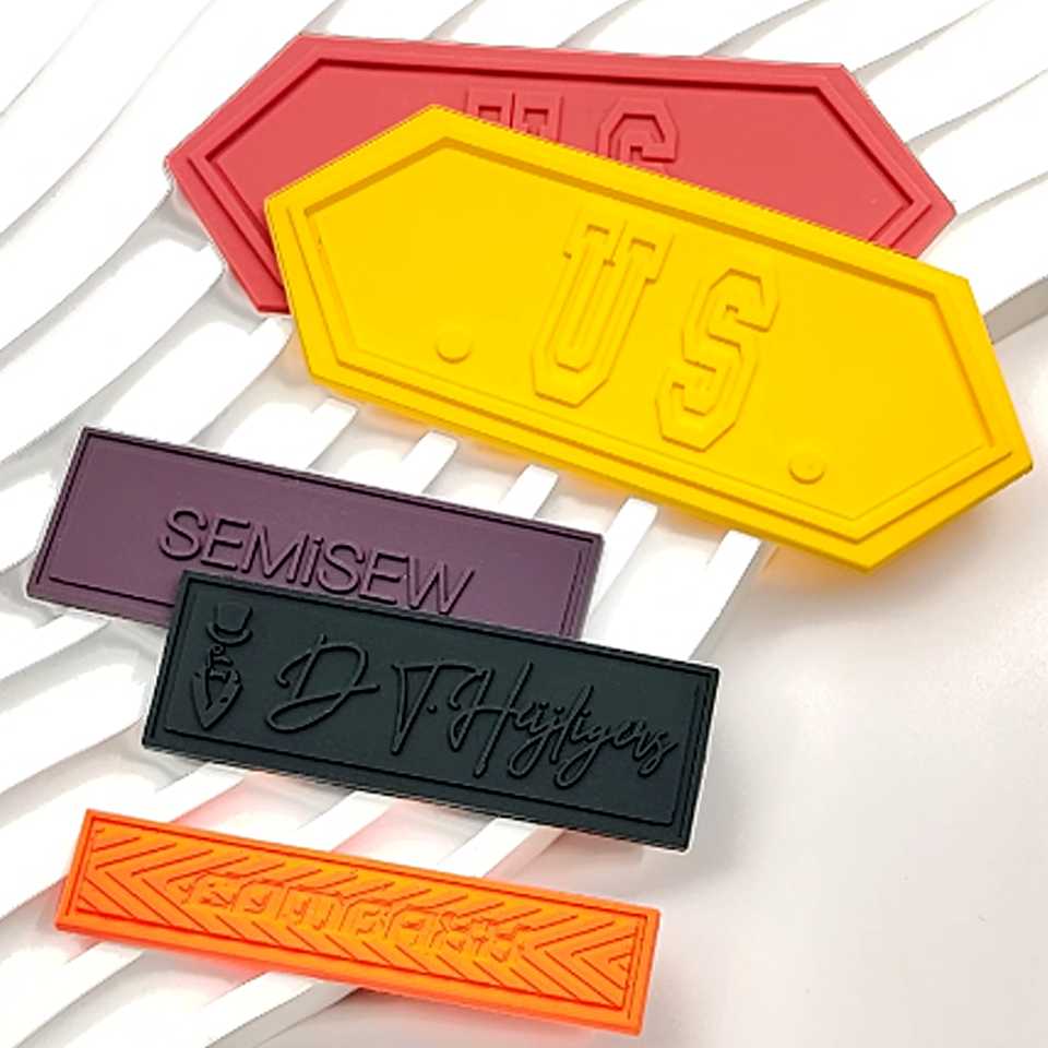 Sewing Recycling - Recycelter individueller PVC-Patch, Silikon-Patches für Kleidung,