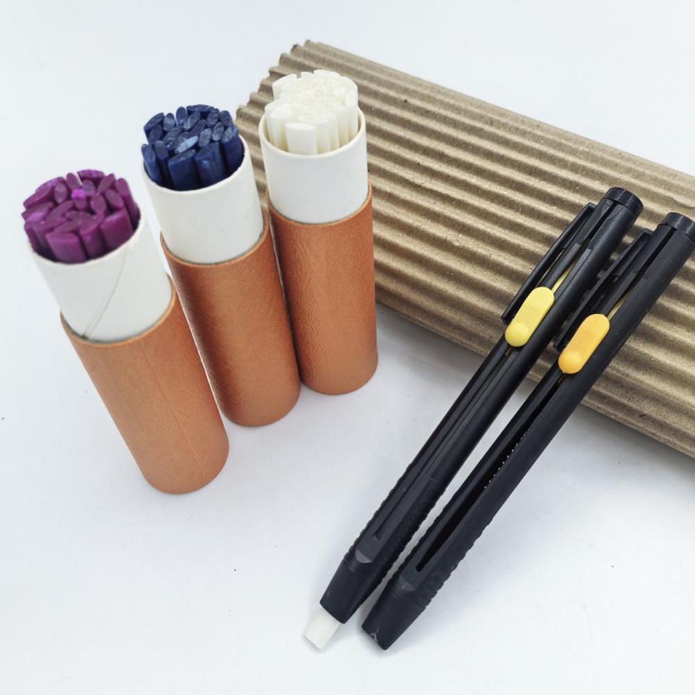 Fabric Marking Pen - Unsichtbarer Schneiderkreide-Stift-Set, verstellbarer Stoffmarkierungsstift, radierbarer Nähkreidemarker
