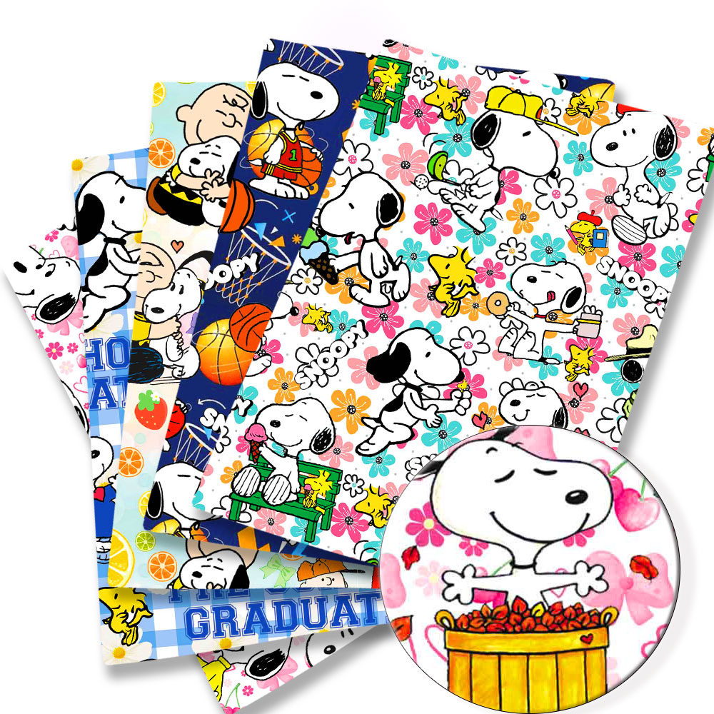 Textile For Sewing - TAKARA TOMY Snoopy Stoff, 140 x