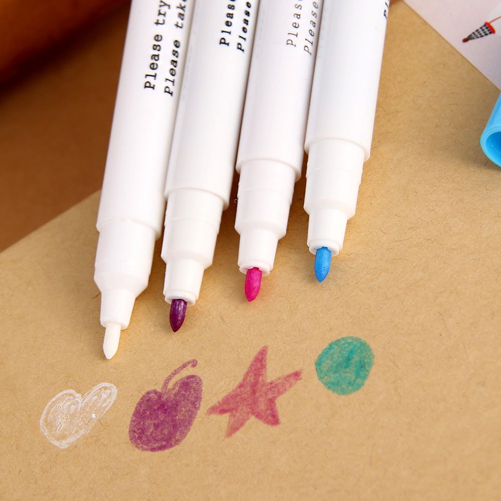 Fabric Marking Pen - 4 Stück lösliche Patchwork-Nadelarbeiten, Stoffmarker, Bleistift,