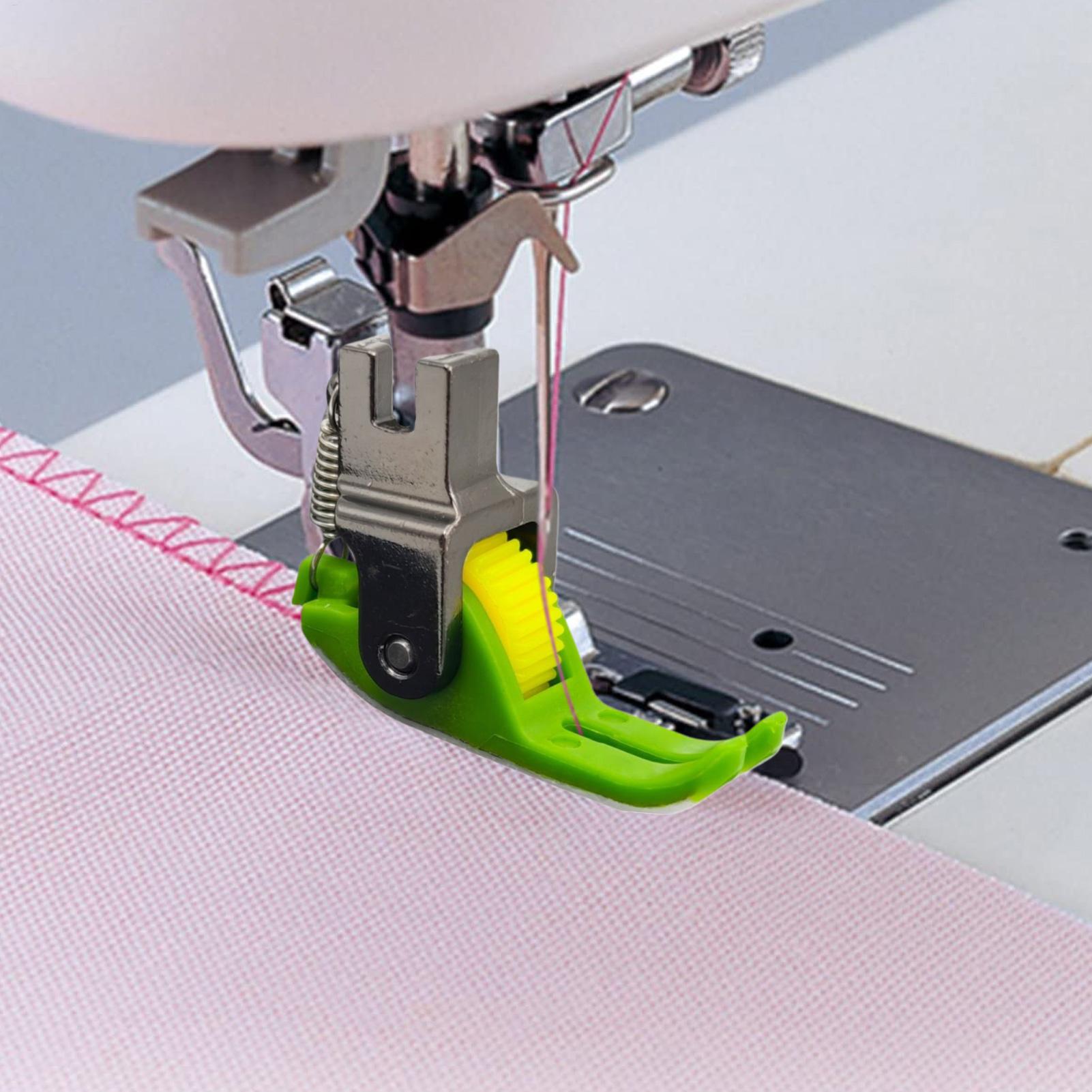 Sewing Machine Needle - NEUER Rollen-Nähfuß, Einzelnadel-Gleitfuß mit Rad, Nähmaschinenzubehör