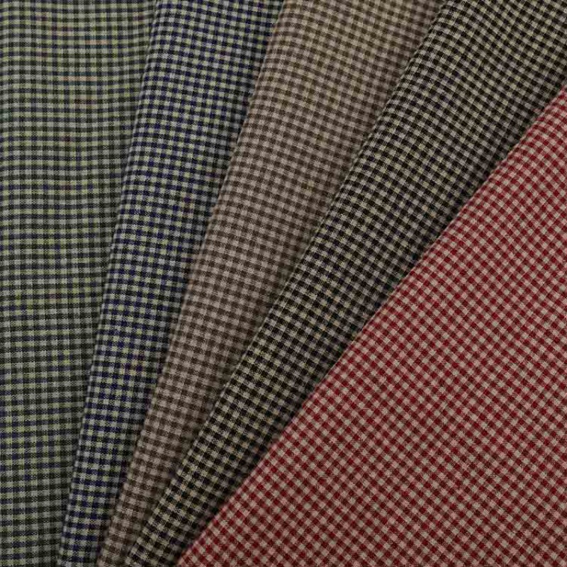 Vintage Sewing Textile - L100cm x B145cm Vintage Karo-Gewebe aus