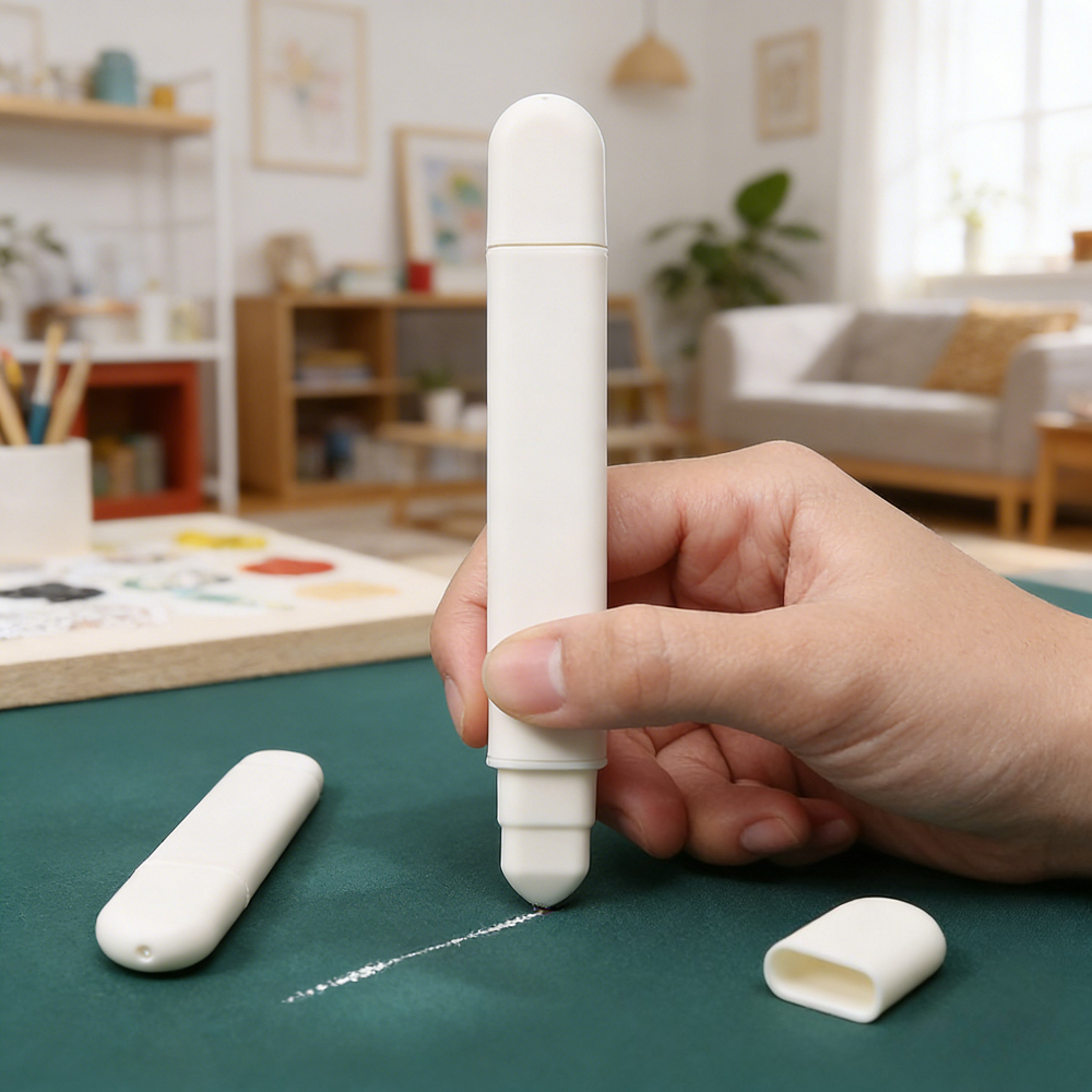 Fabric Marking Pen - Weißer nachfüllbarer Kreidestift aus Kunststoff mit