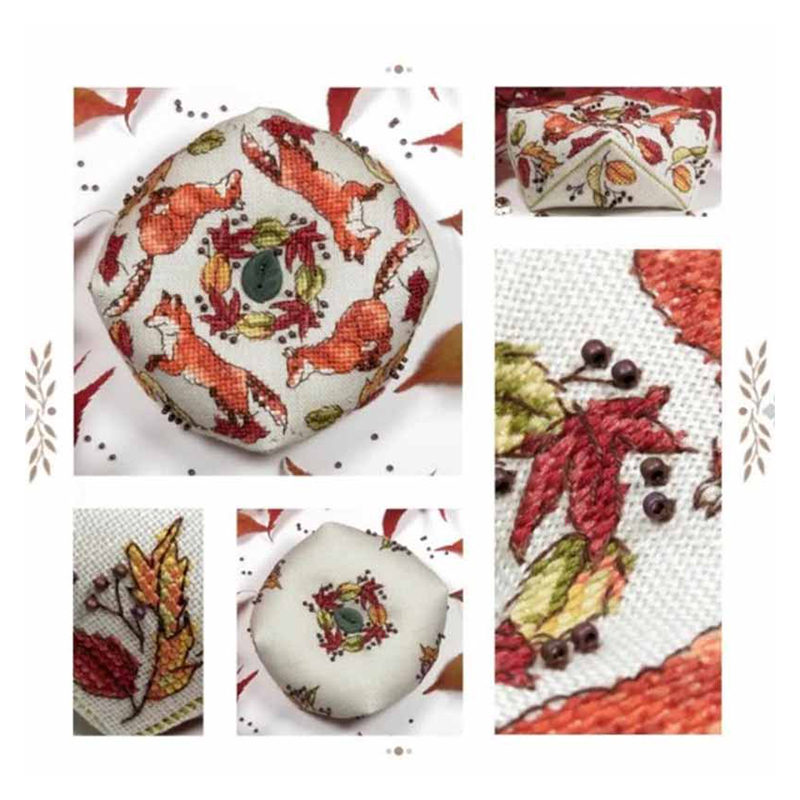 Sewing Pin Cushion - ZC184 Kreuzstich-Sets, Kreuzstich-Sticksets, Handarbeitsset, Fäden, Nadel,