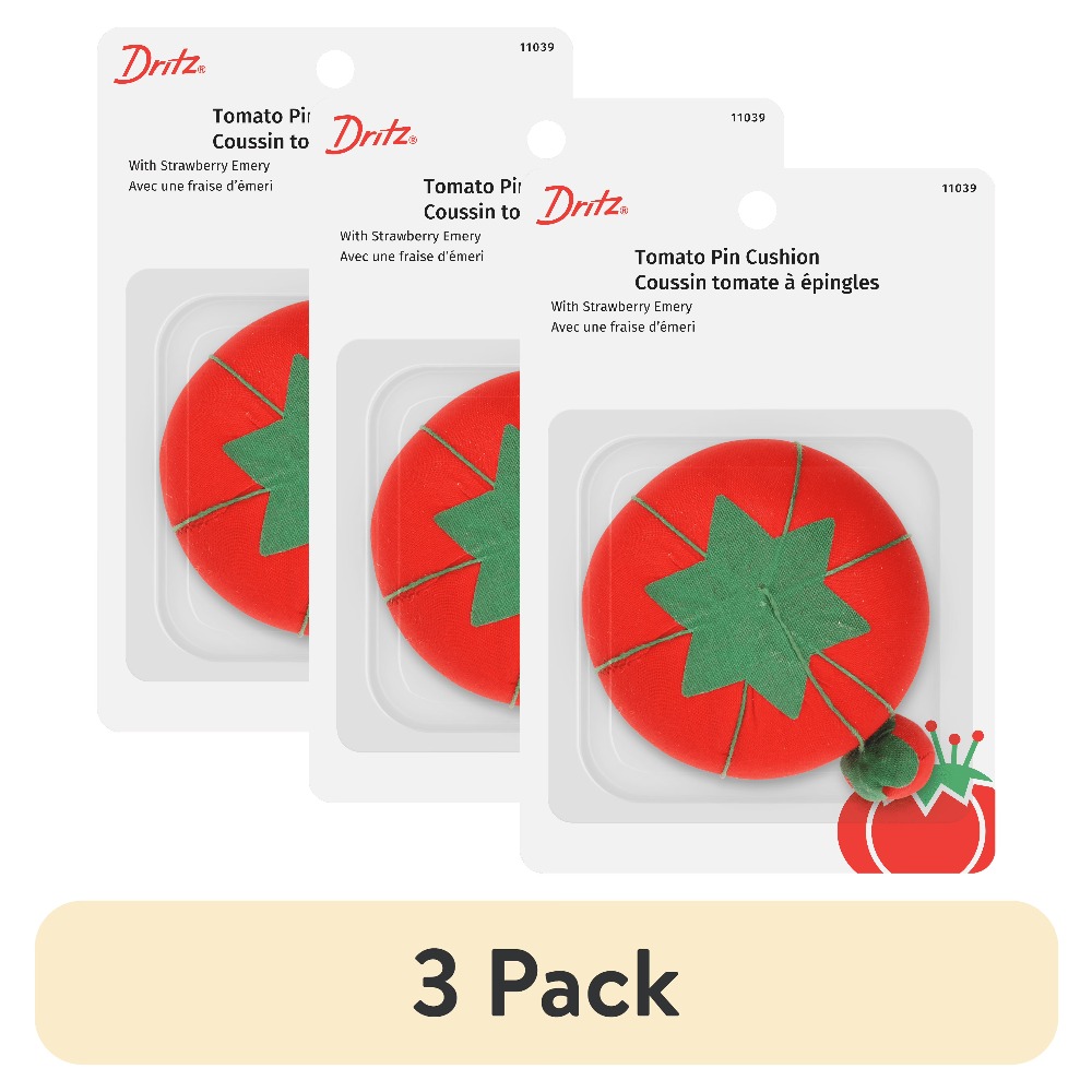 Sewing Pin Cushion - Meistverkauftes 3er-Pack Rotes Tomaten-Nadelkissen zum Nähen