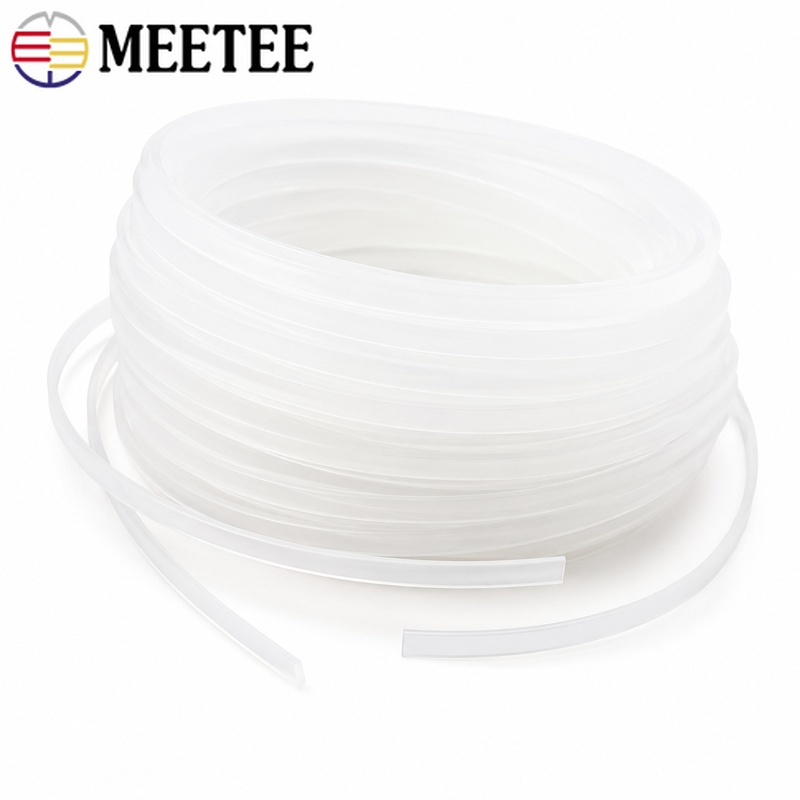 Textile Sewing Support - Meetee 10 Meter Transparente Polyester-Korsettschnur 4-12mm