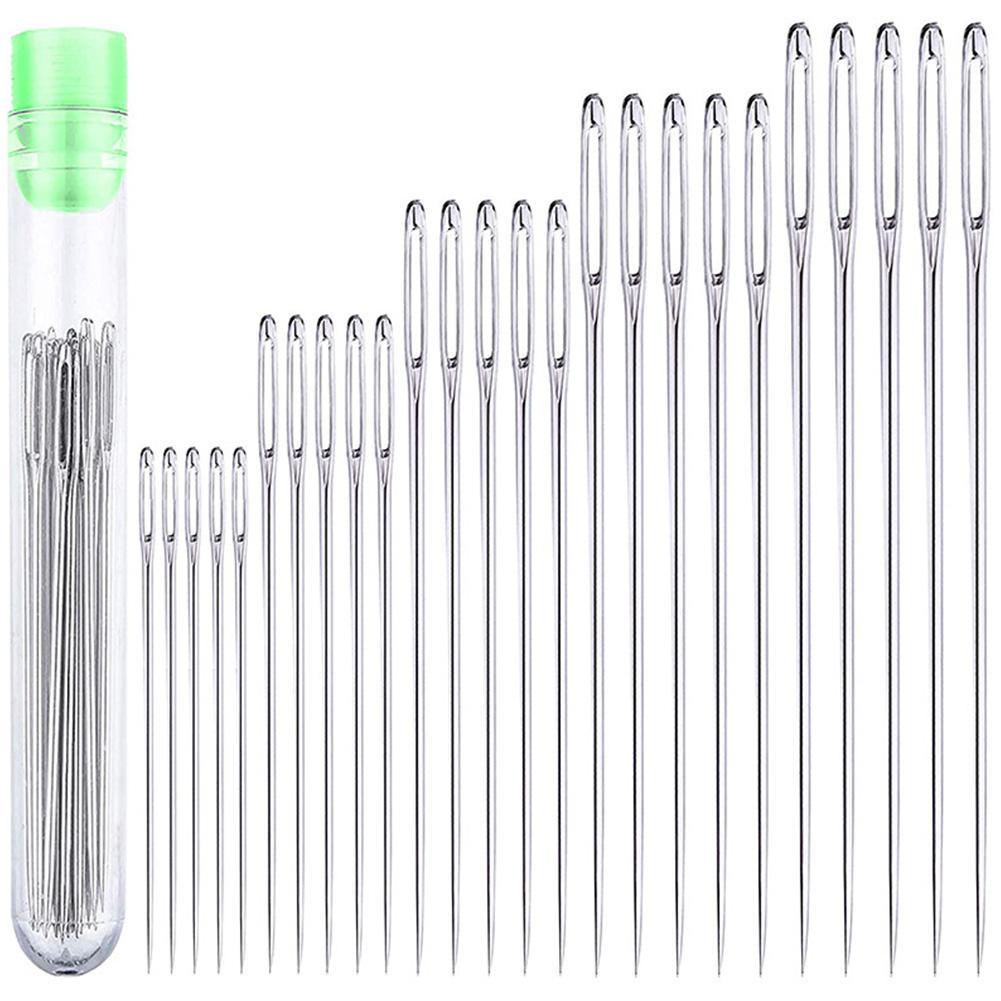 Sewing Kit - 25-teiliges Nähnadeln mit großem Öhr, Nähnadeln,