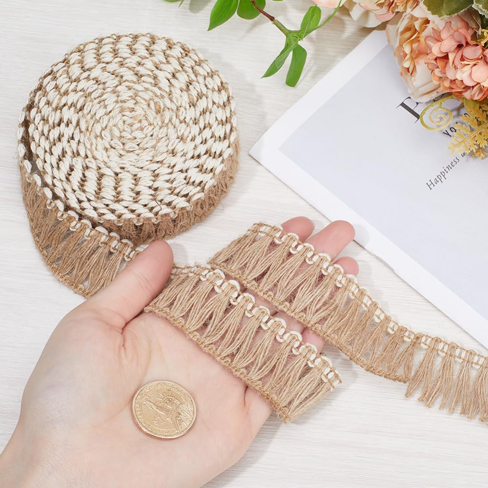 5 Meter Sackleinen-Quastenband – Sewing Kit Bewertung und Preis