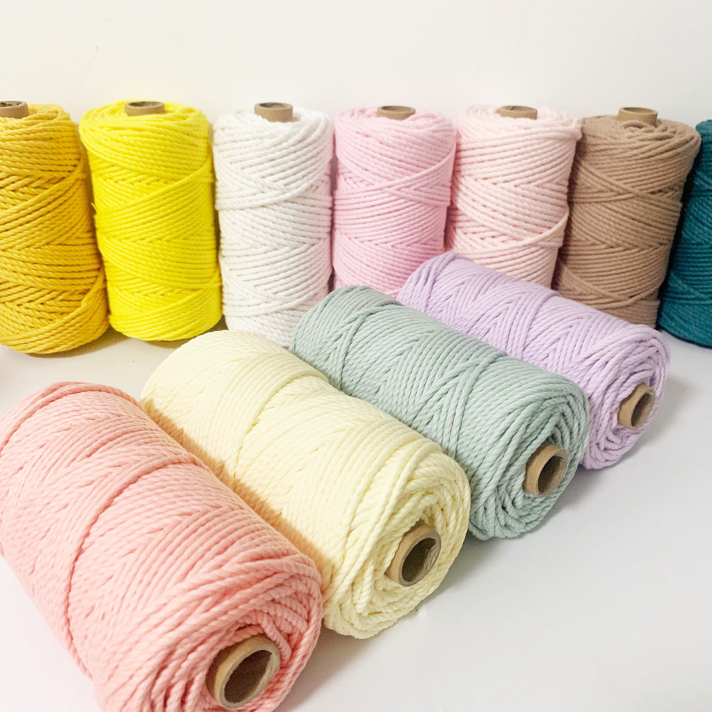 Makramee-Baumwoll seil faden f – Sewing Recycling Bewertung und Preis