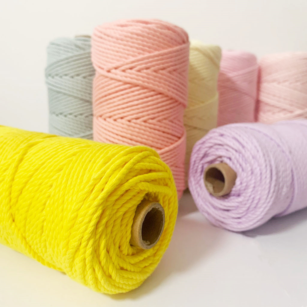 Makramee-Baumwoll seil faden f – Sewing Recycling Bewertung und Preis