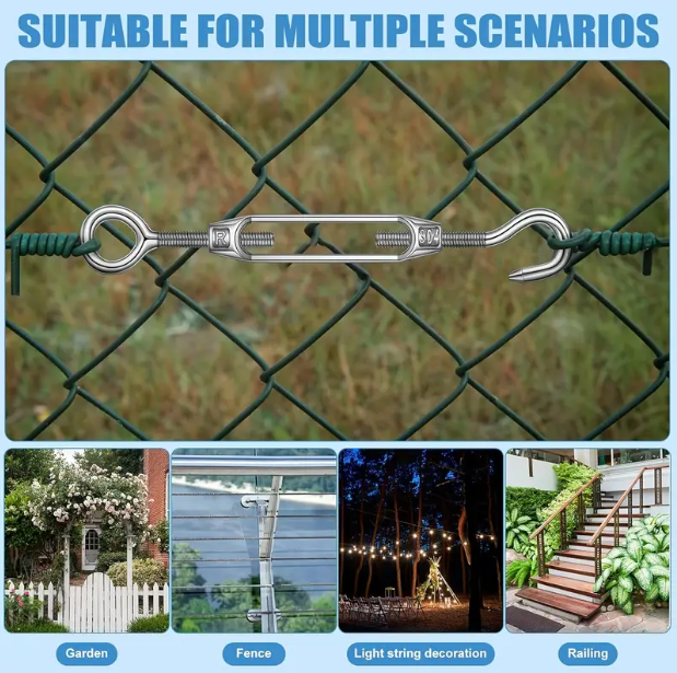 1/5 Stück Verstellbarer Seilsp – Hook Eye Fastener Bewertung und Preis