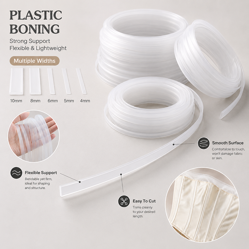 30 Meter 4-12mm Transparenter  – Textile Sewing Support Bewertung und Preis