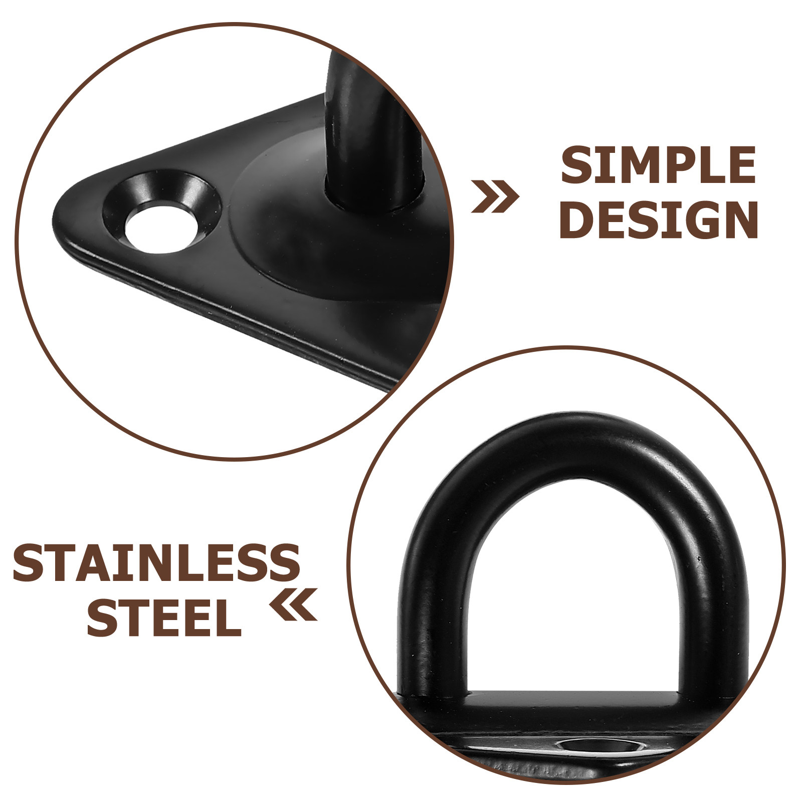 Edelstahl 4-teilige Ösenplatte – Hook Eye Fastener Bewertung und Preis