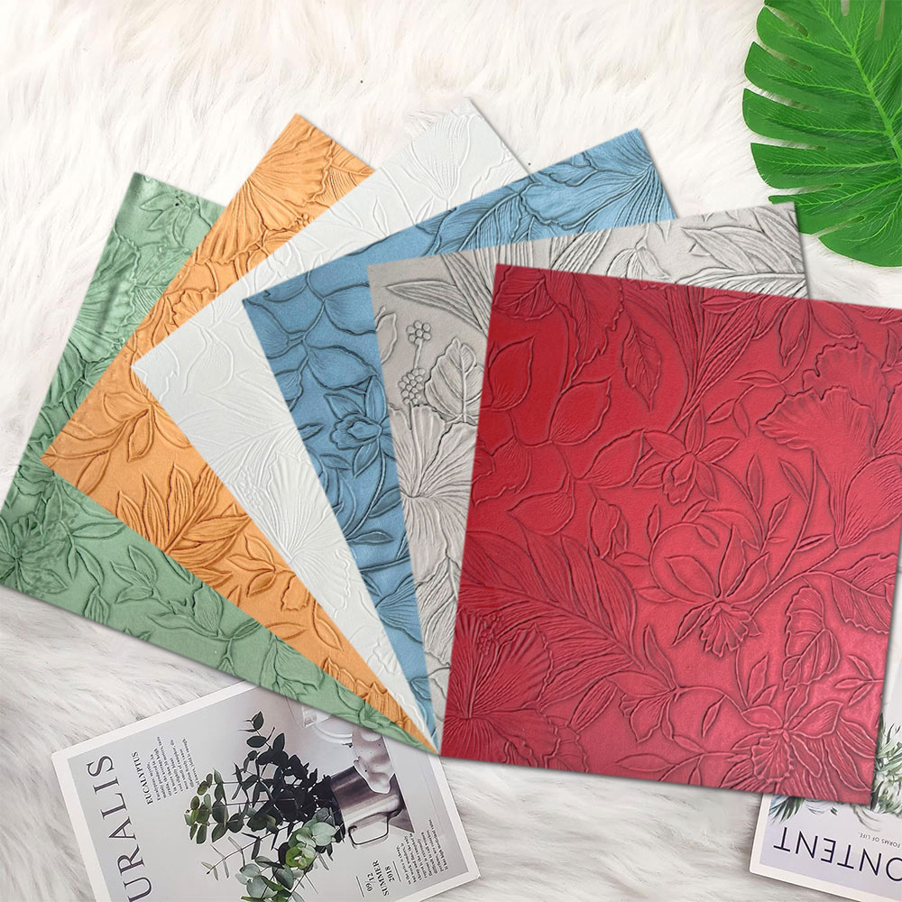 Vintage Blume geprägt Kunstled – Vintage Sewing Textile Bewertung und Preis