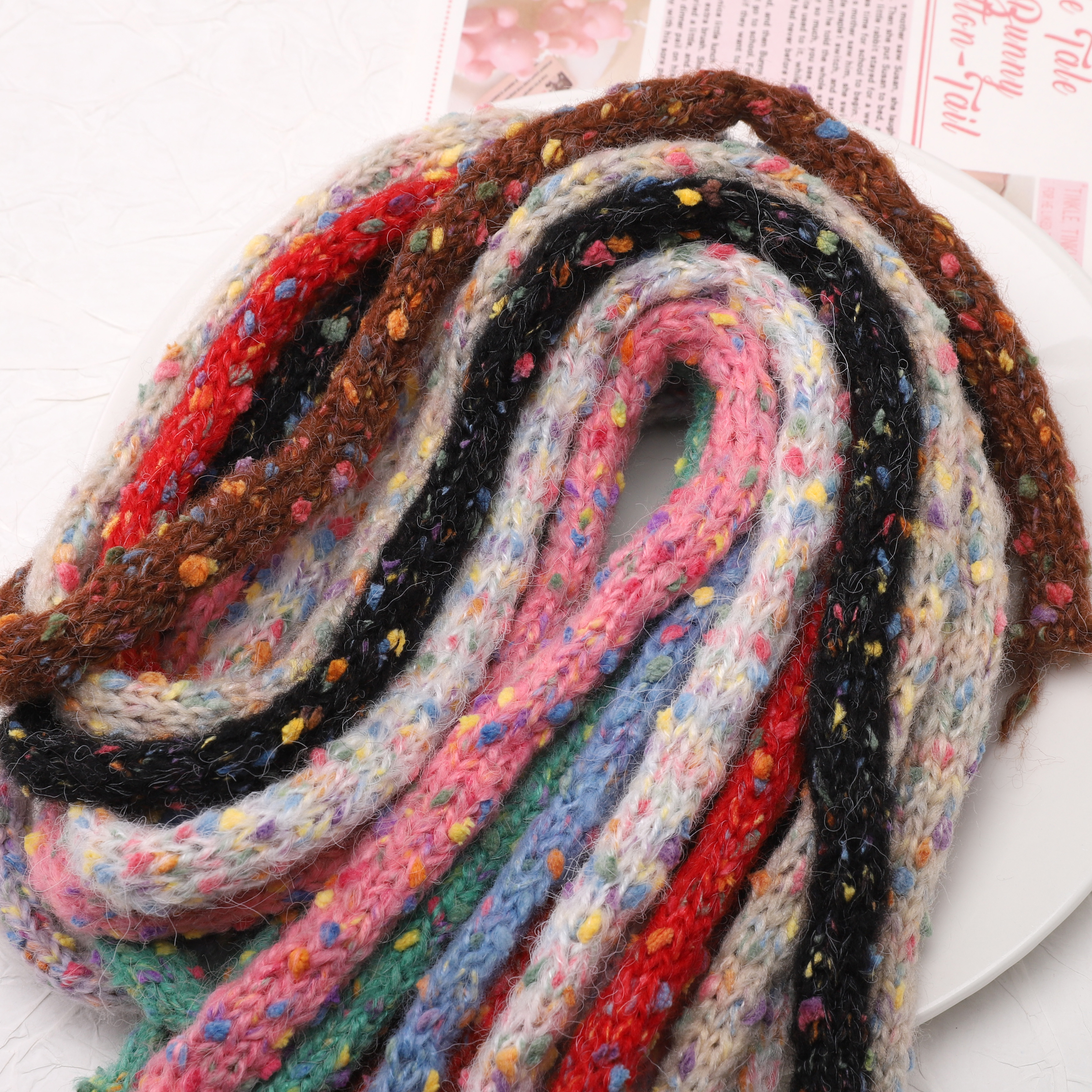 1 Yard weiches, buntes Polyest – Sewing Recycling Bewertung und Preis