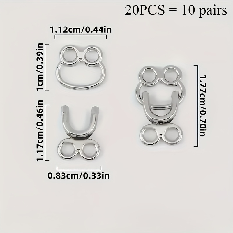 50 Sets Metall-Legierung Unsic – Hook Eye Fastener Bewertung und Preis