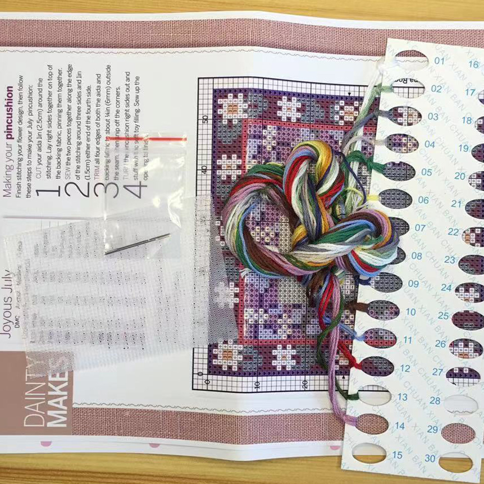 ZC184 Kreuzstich-Sets, Kreuzst – Sewing Pin Cushion Bewertung und Preis