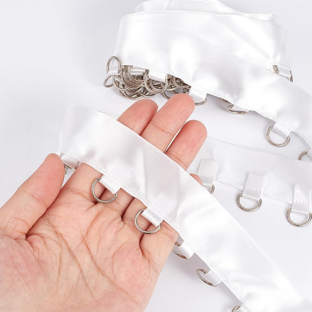 4 Yards weißer Ösenbesatz mit  – Sewing Kit Bewertung und Preis
