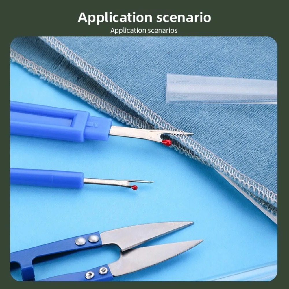 Blaues Nähset 5-teilig mit Fad – Sewing Kit Bewertung und Preis