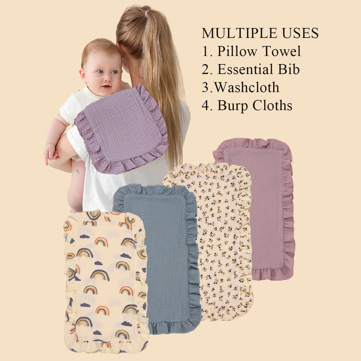 4 teile/satz weiche Musselin B – Shoulder Pad Set In Bewertung und Preis