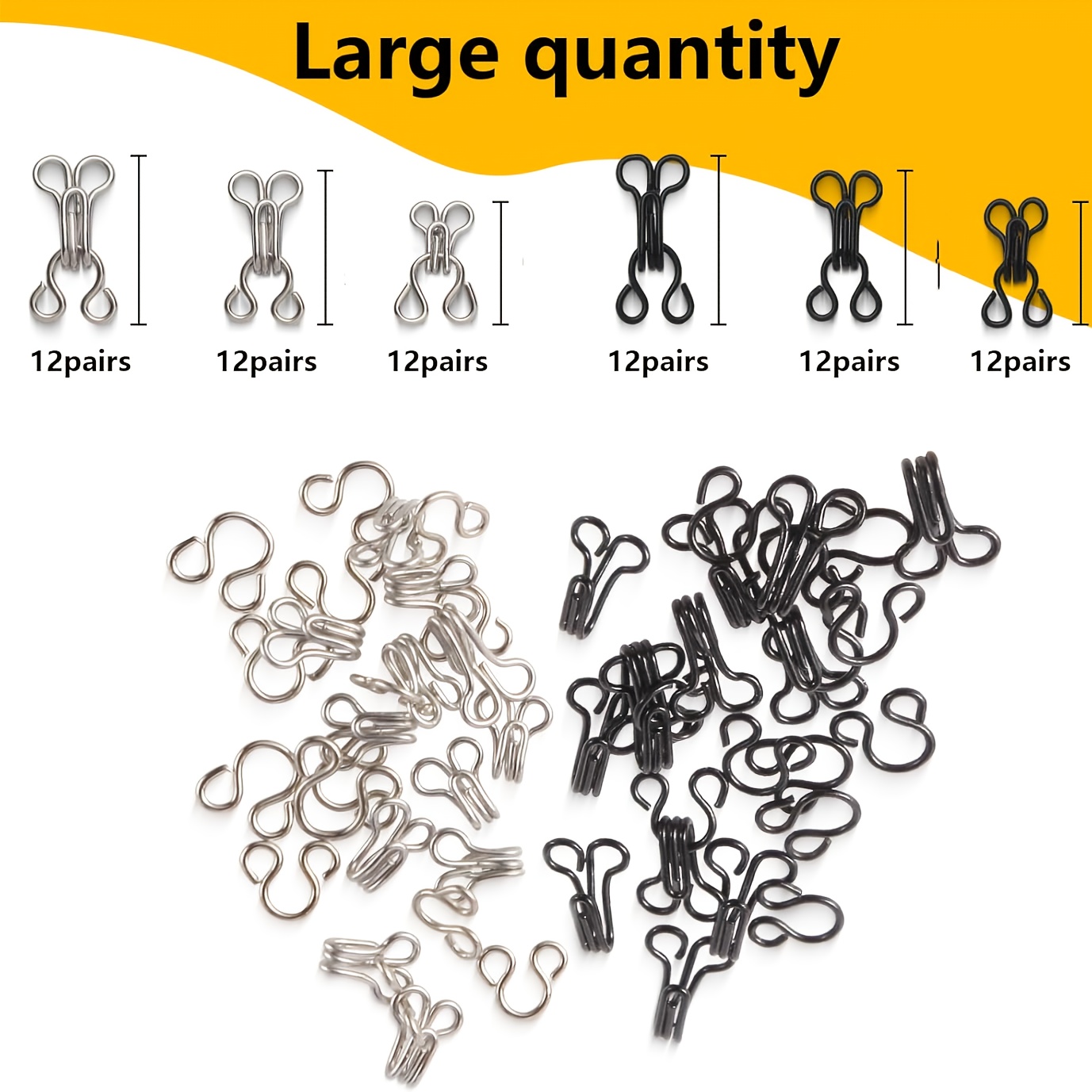 Unsichtbare Kragenhaken und Ös – Hook Eye Fastener Bewertung und Preis