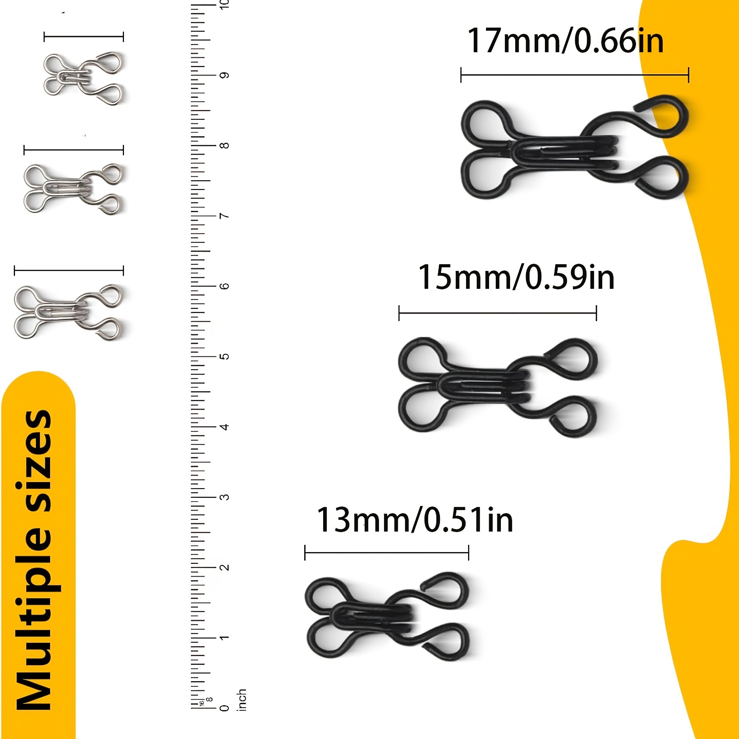 Unsichtbare Kragenhaken und Ös – Hook Eye Fastener Bewertung und Preis