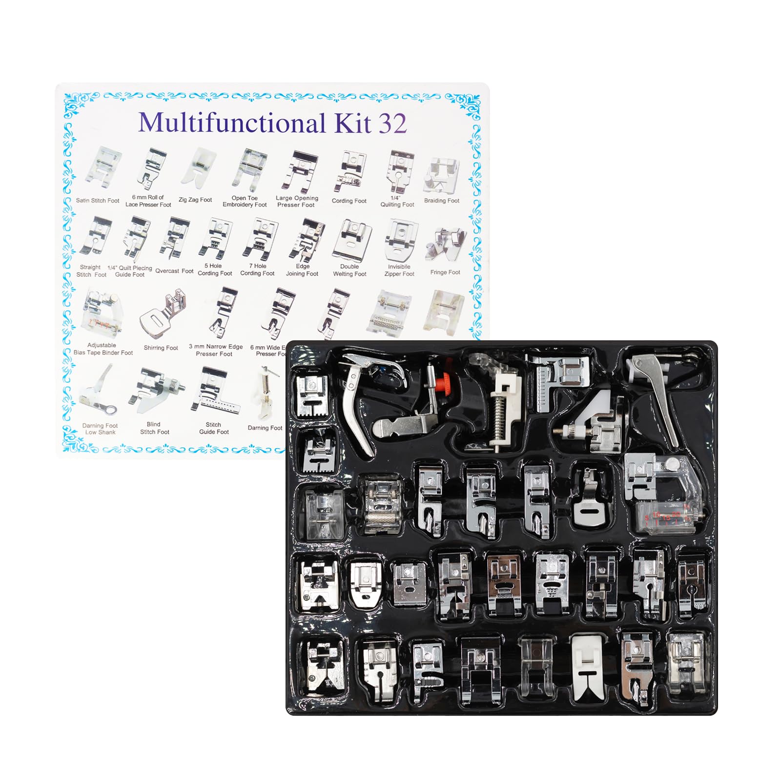 32-in-1 Multifunktions-Nähfuß- – Sewing Kit Bewertung und Preis