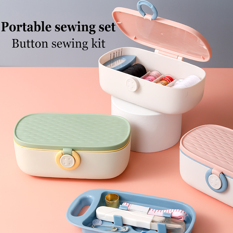 Nähset, Nähbox aus Kunststoff, – Sewing Kit Bewertung und Preis
