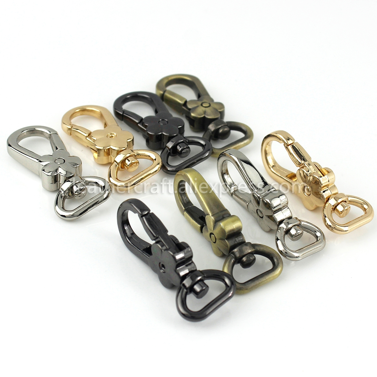 1x Metall Blume Form Swivel Au – Hook Eye Fastener Bewertung und Preis