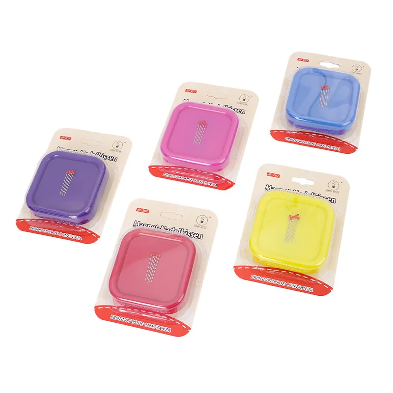 Farbe Quadrat Magnetische Nade – Sewing Pin Cushion Bewertung und Preis