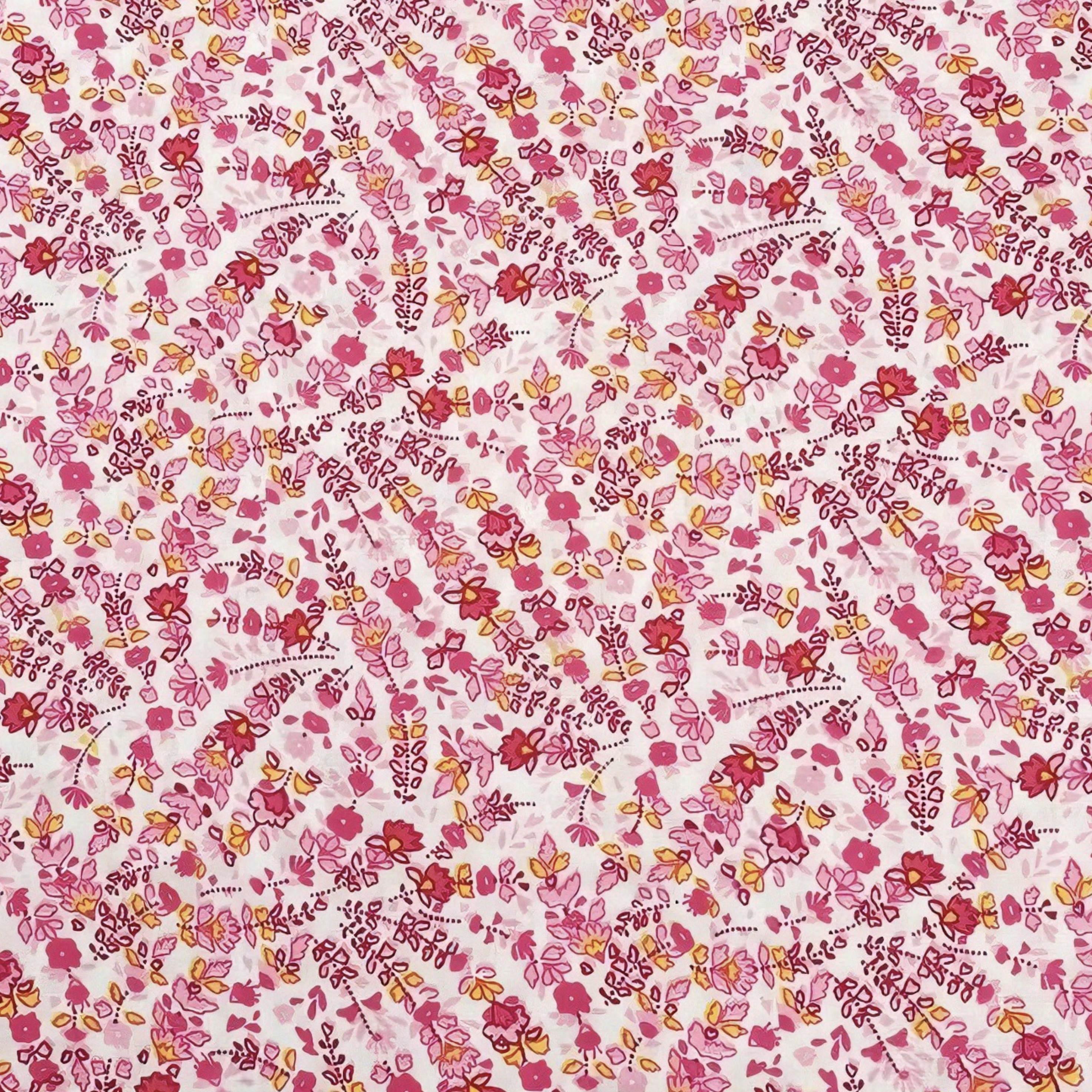 Vintage-Stoff mit Blumenmuster – Vintage Sewing Textile Bewertung und Preis